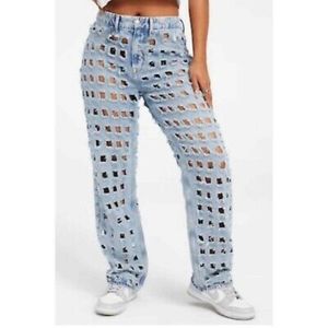 Good American Laser Cut Jeans